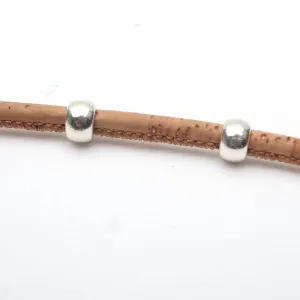 100pcs 2mm metal beads for 2mm 3mm round cord Zamak Antique Silver Jewelry supply Findings Components D-5-3-25