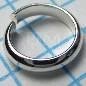 12g Half Round Sterling