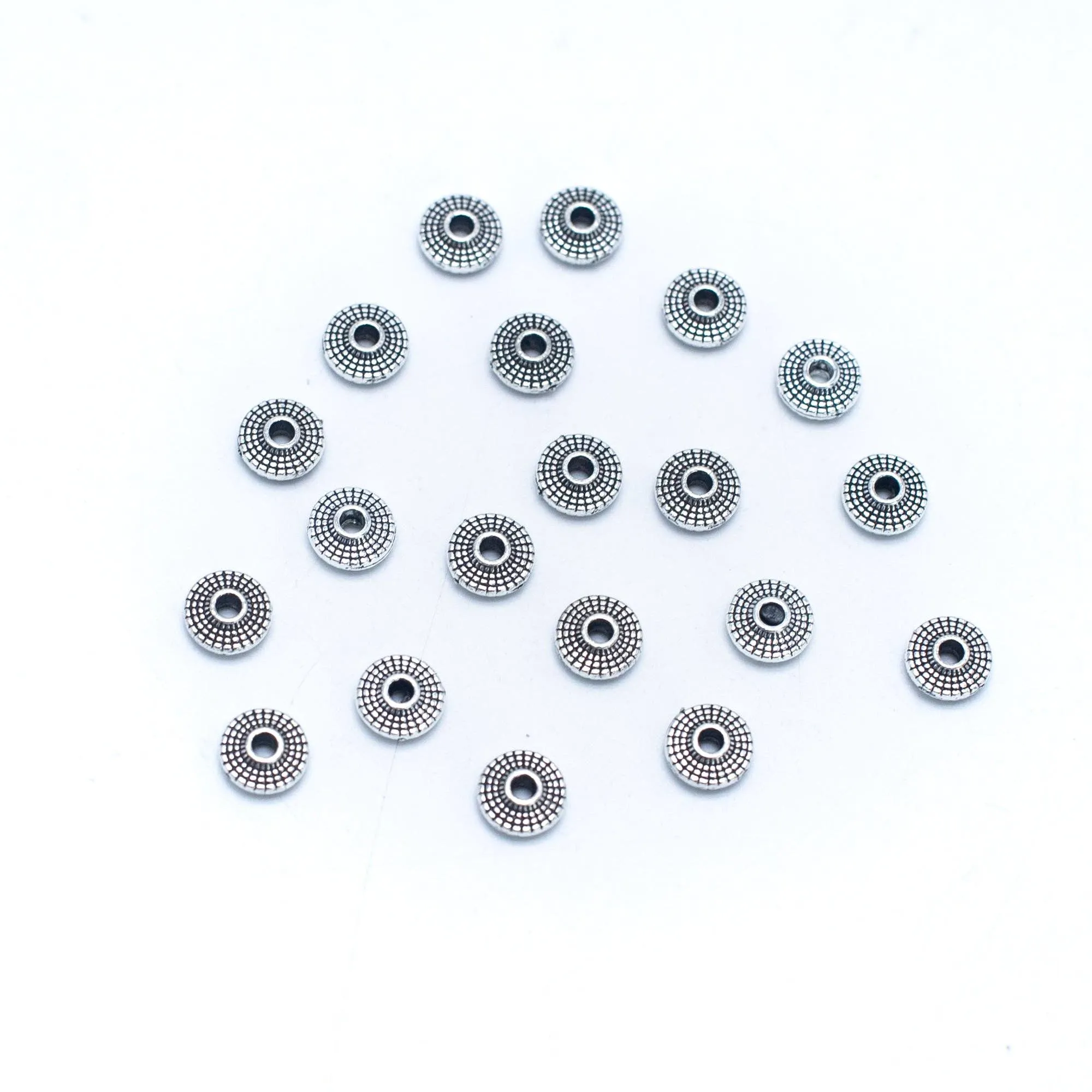 20 Pcs for 2mm round leather Antique Silver jewelry supplies jewelry finding D-5-3-180