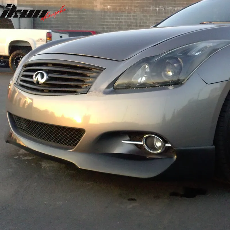 2008-2013 Infiniti G37 Coupe 14 Q60 EVO Front Bumper Lip Spoiler PU