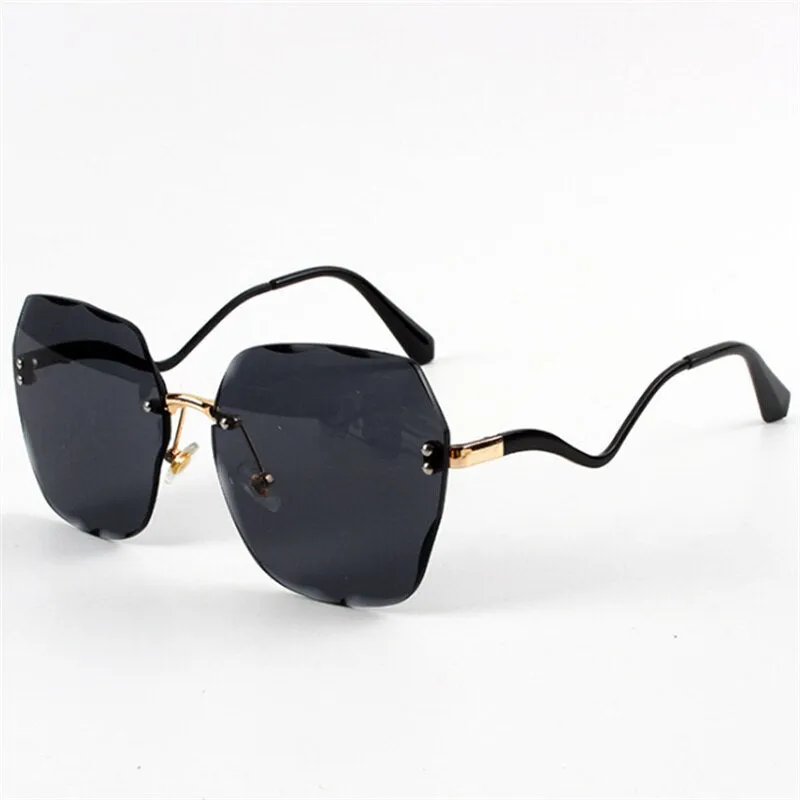 21 Rimless Gradient Sunglasses