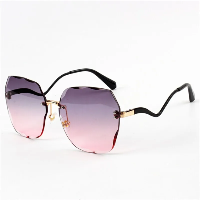 21 Rimless Gradient Sunglasses