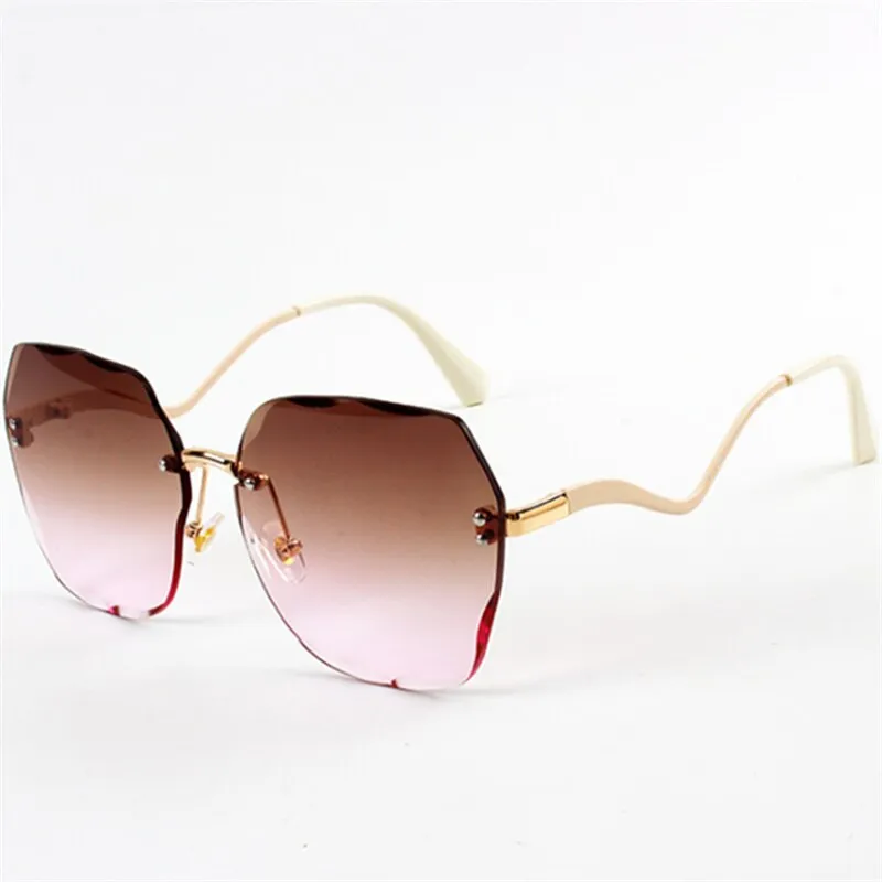 21 Rimless Gradient Sunglasses