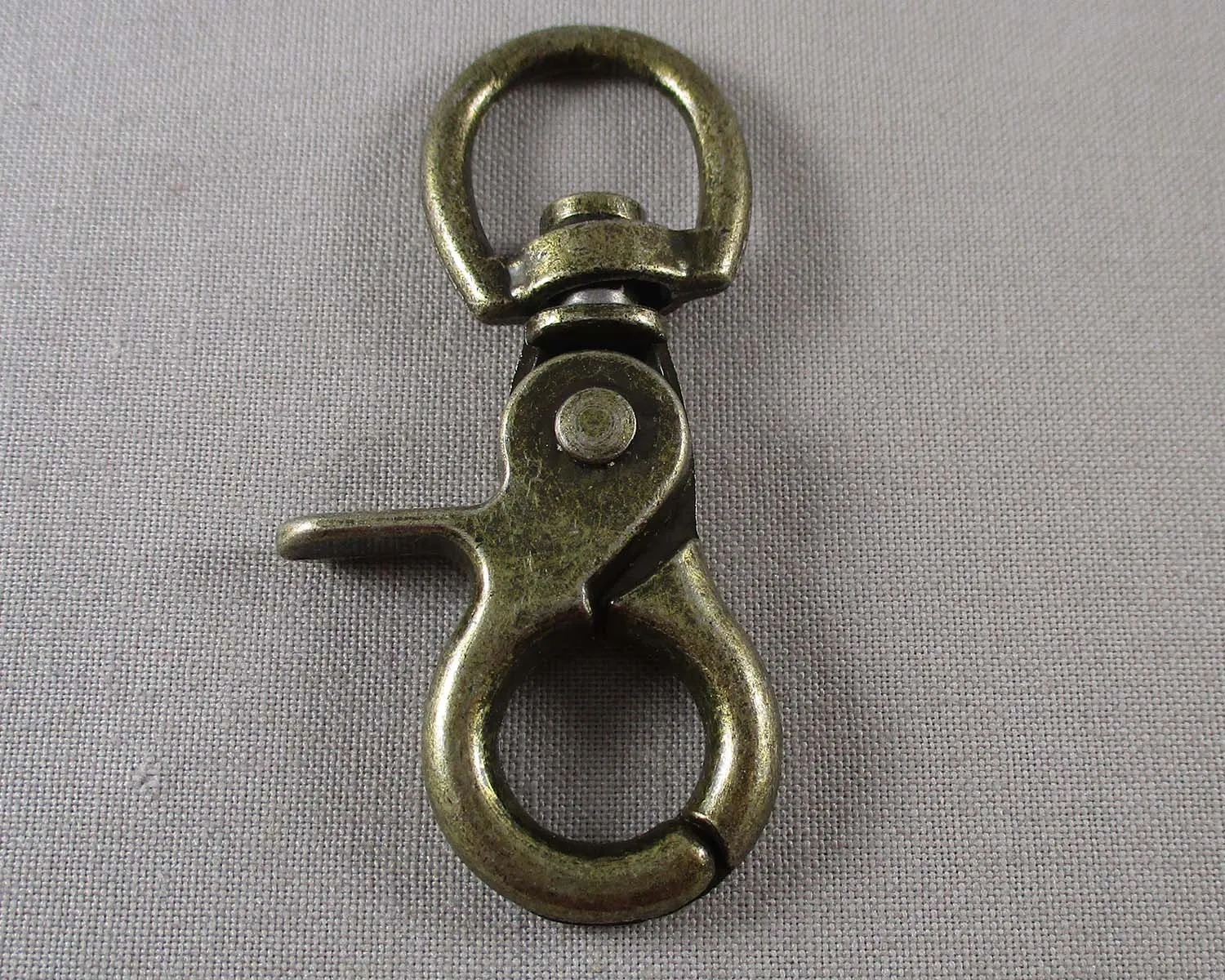 50% OFF!! Antique Bronze Swivel Snap Hook 1pc (2225)
