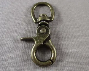 50% OFF!! Antique Bronze Swivel Snap Hook 1pc (2225)