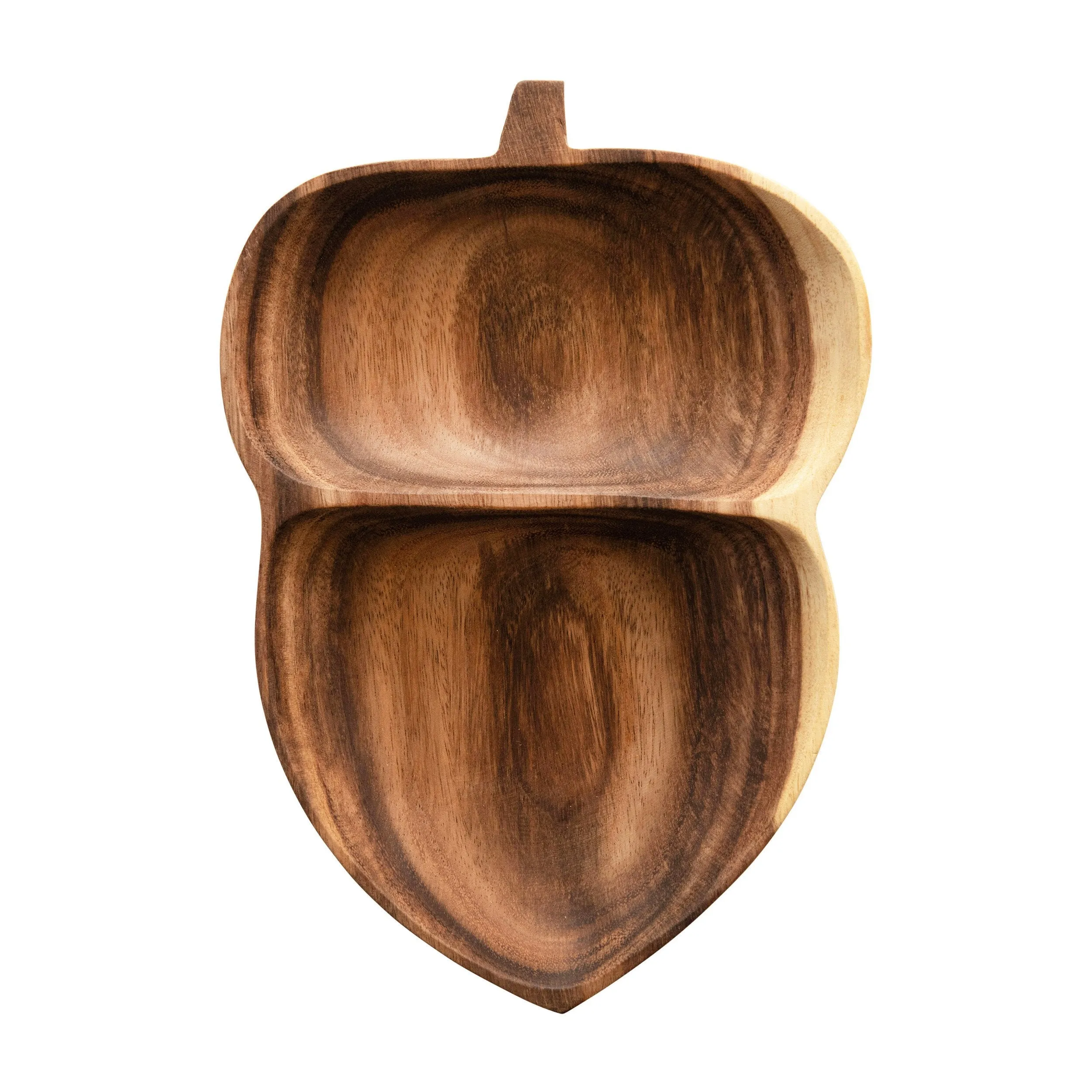 Acacia Wood Acorn Shape Bowl