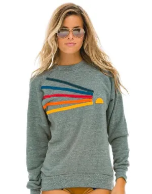 Heather Grey Daydream Crew Sweatshirt by Aviator Nation