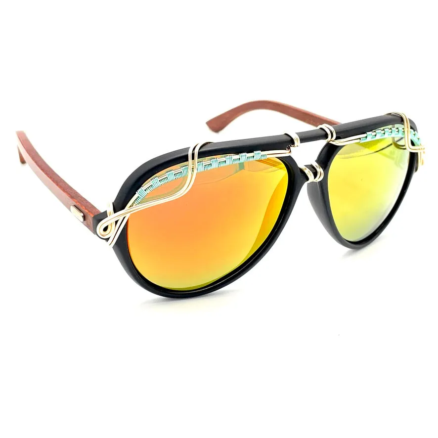 AVIATOR Wood Polarized