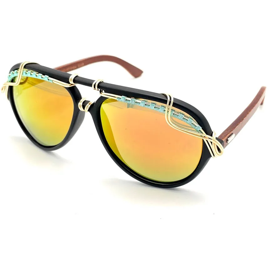 AVIATOR Wood Polarized