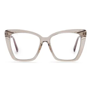 BECKY IV - VINTAGE CRYSTAL   PRESCRIPTION GLASSES