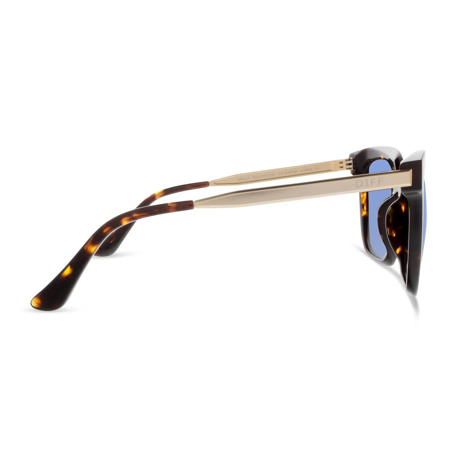 BELLA - TORTOISE   PURPLE MIRROR SUNGLASSES