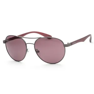 Calvin Klein Women's Fashion 55mm Gunmetal Sunglasses