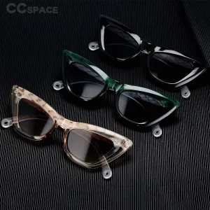 CCspace Women's Full Rim Cat Eye Resin Frame Sunglasses 54226