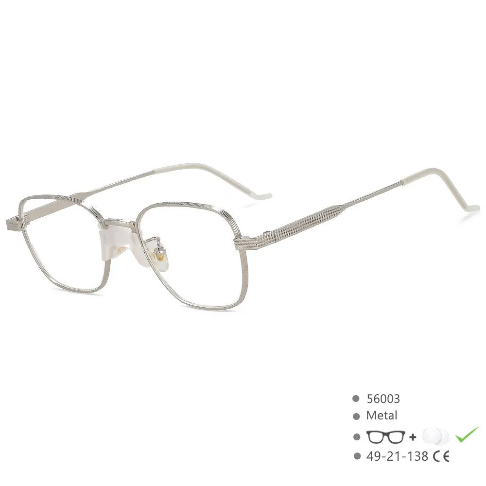 CCspace Women's Full Rim Square Alloy UV400 Sunglasses 56003