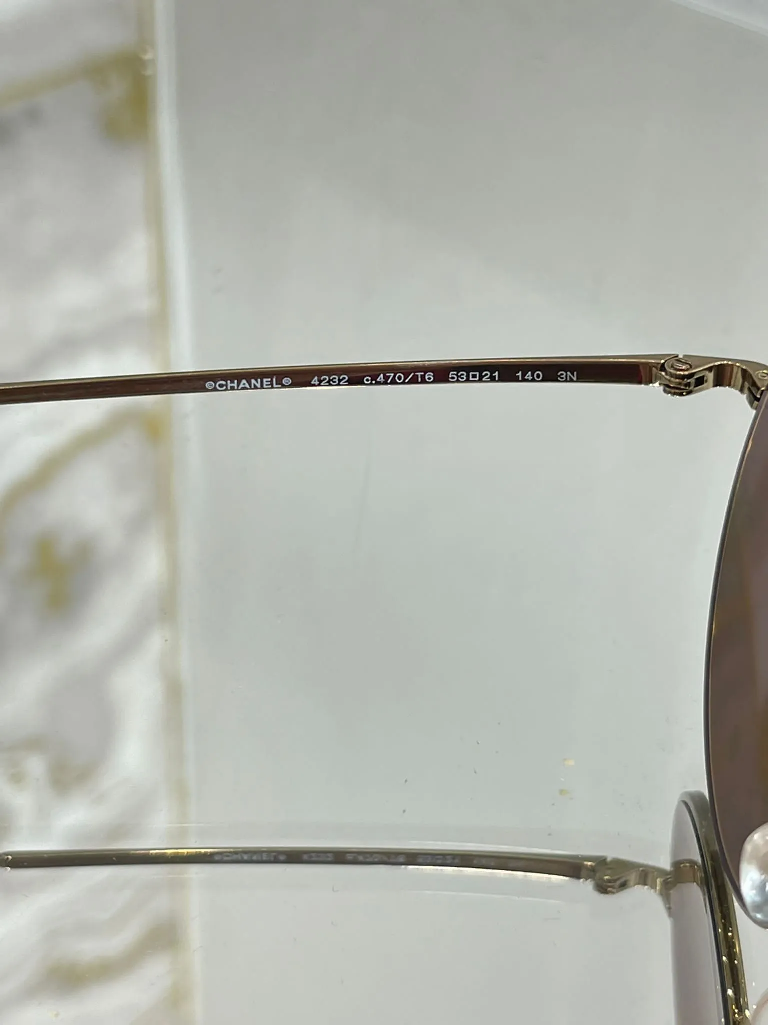 Chanel Mirrored Round Sunglasses