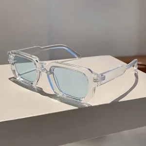 Classic Mens Square Frame Sunglasses Stylish Travel Essential