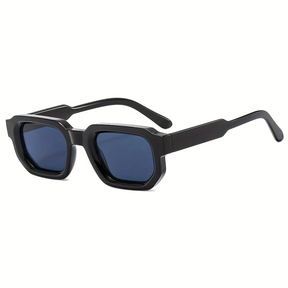Classic Mens Square Frame Sunglasses Stylish Travel Essential