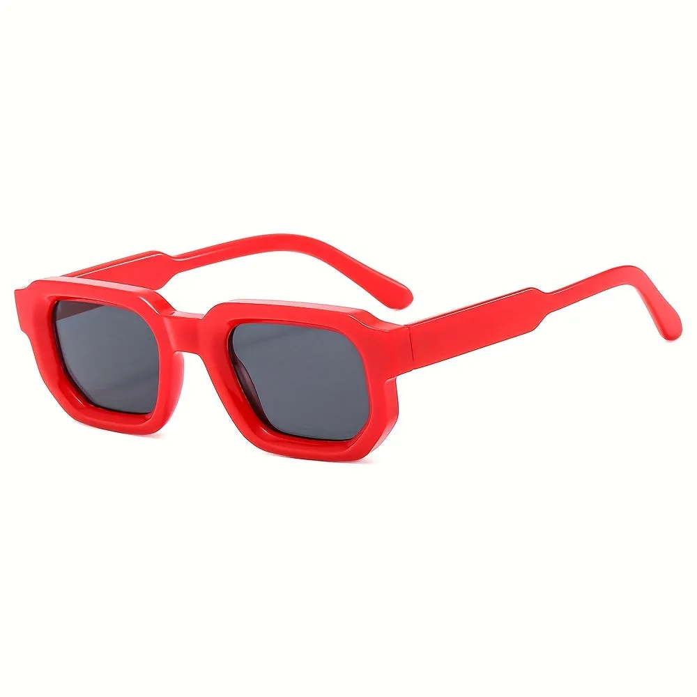 Classic Mens Square Frame Sunglasses Stylish Travel Essential