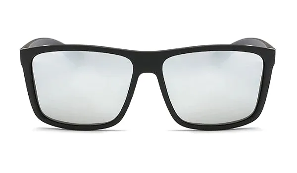 Classy Men Silver Square Sunglasses