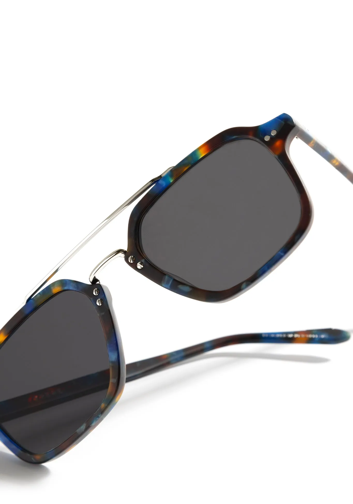 COLTON | Matte Blue Steel Silver Polarized