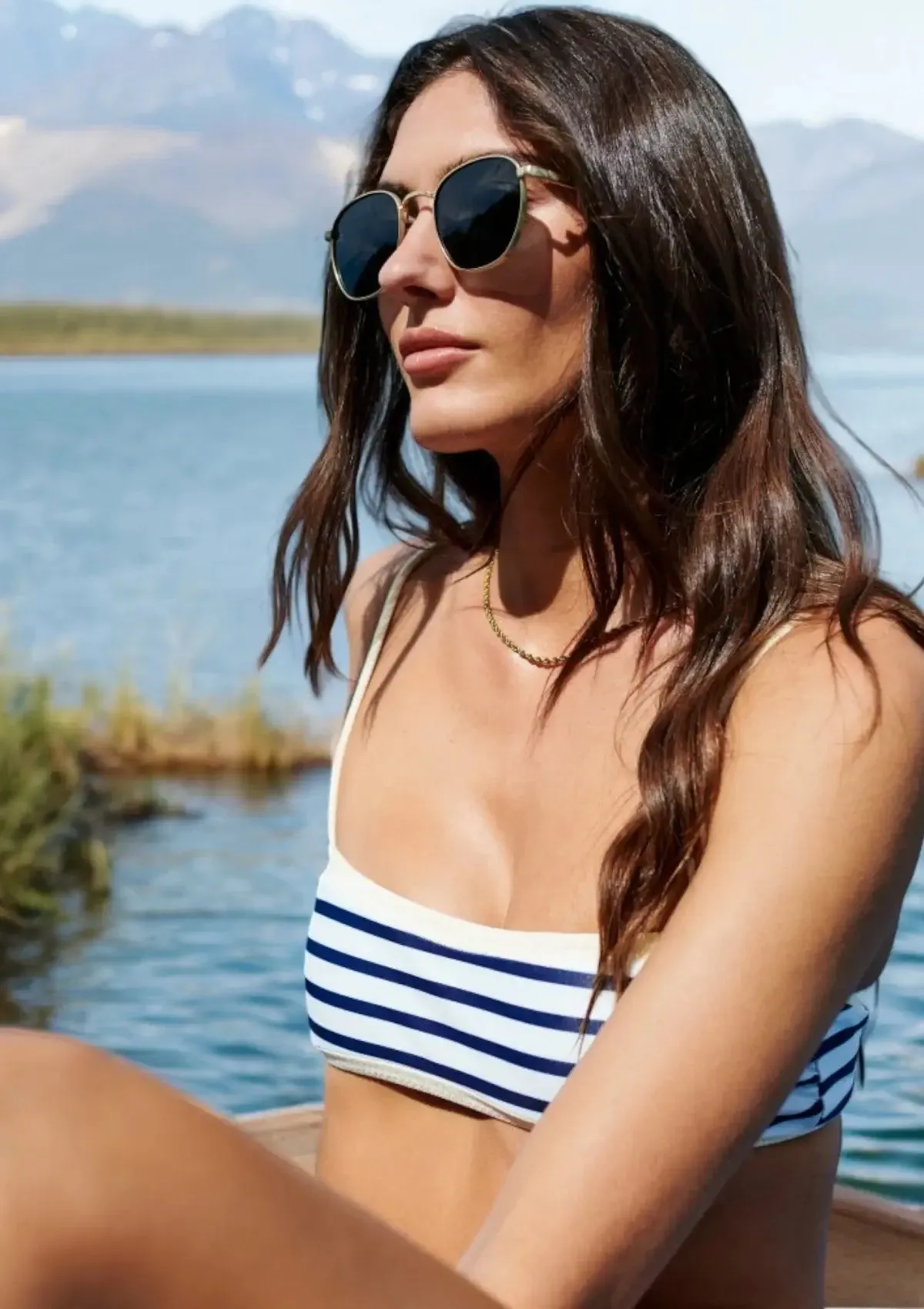 Cooper Polarized Sunglasses - Gold Green