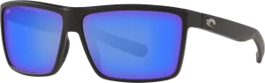 Costa Del Mar Rinconcito Sunglasses - Matte Black/Blue Mirror 580G