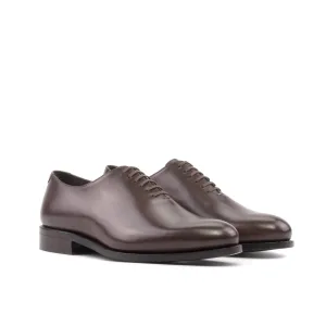 DapperFam Giuliano in Dark Brown Men's Italian Leather Whole Cut