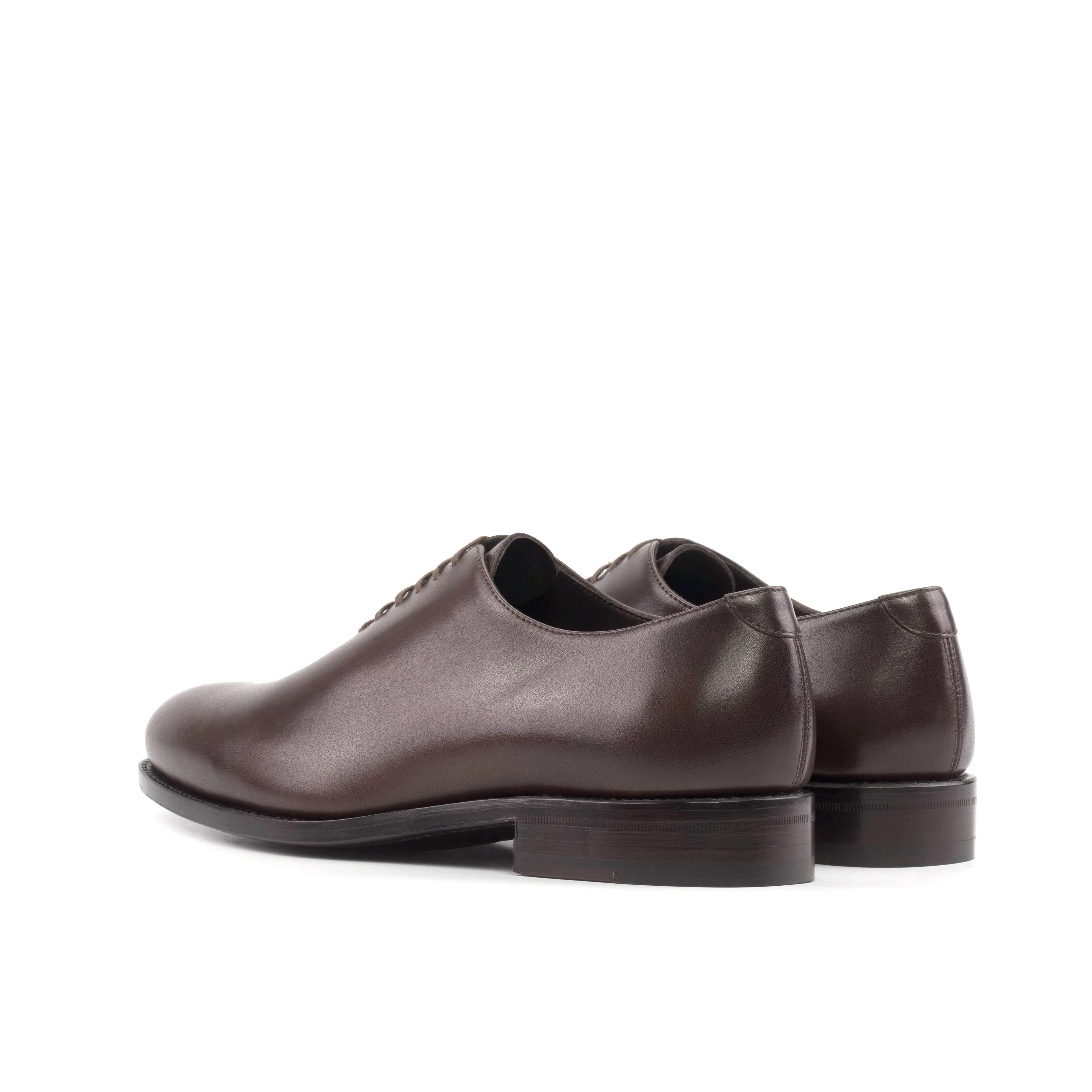DapperFam Giuliano in Dark Brown Men's Italian Leather Whole Cut