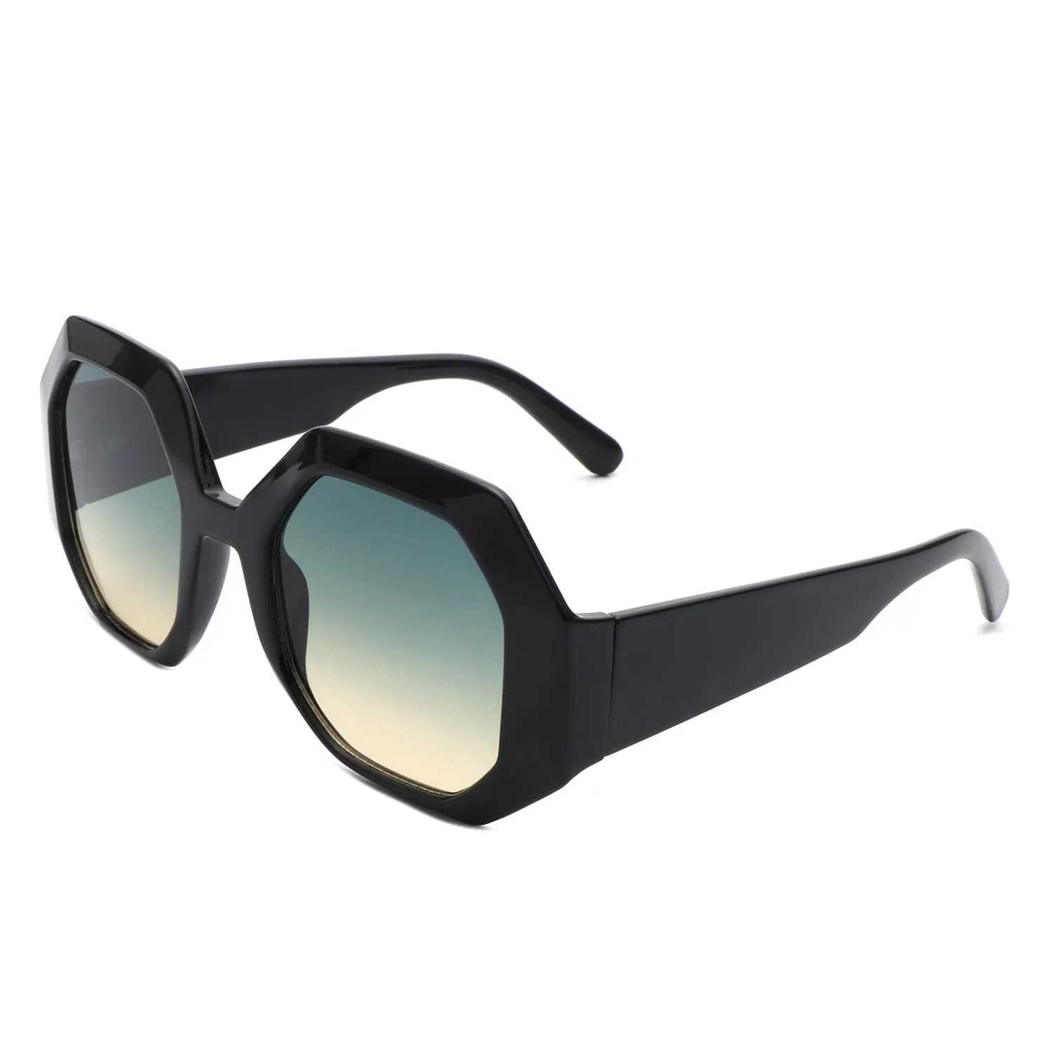 Diamorex - Retro Polygon Round Fashion Women Sunglasses