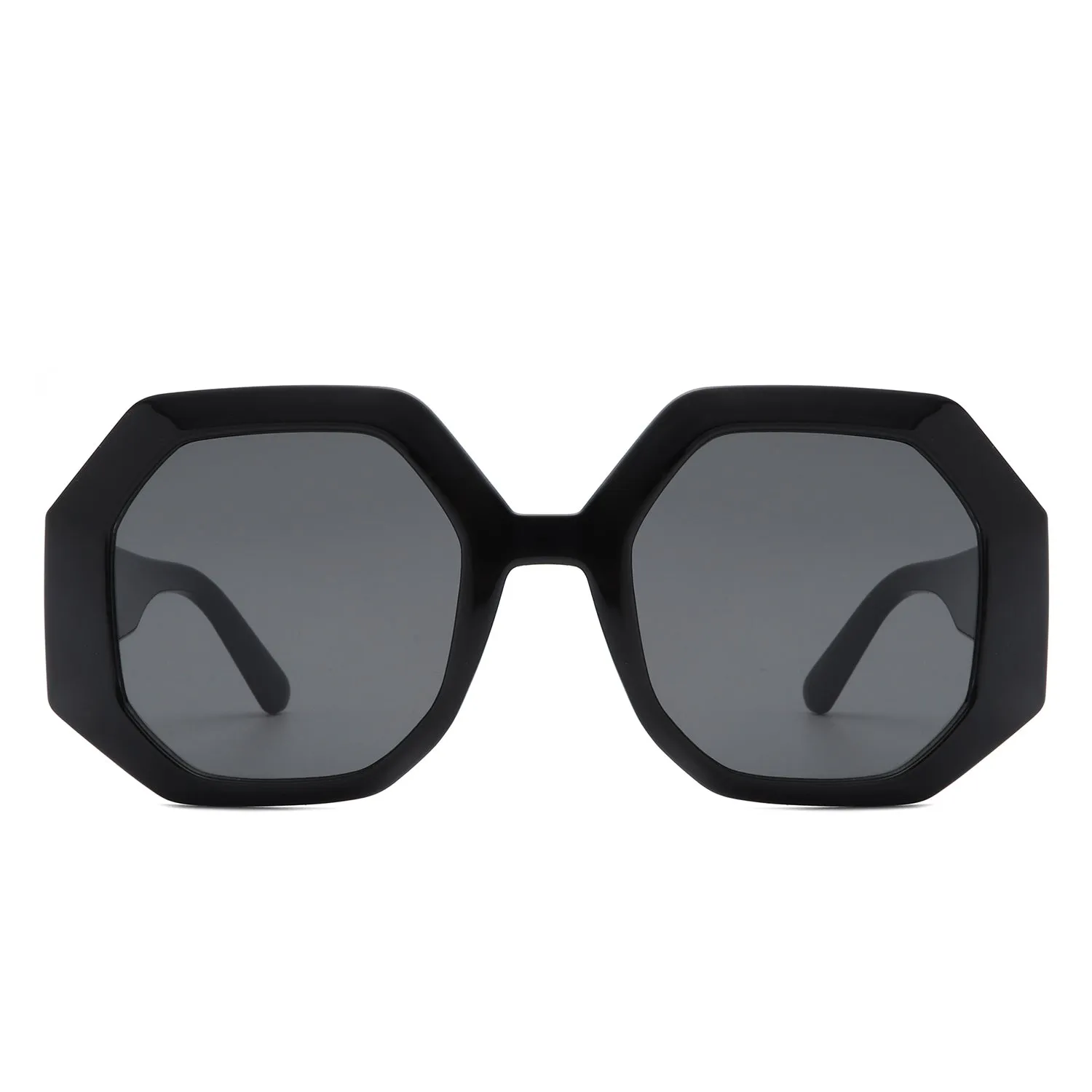 Diamorex - Retro Polygon Round Fashion Women Sunglasses