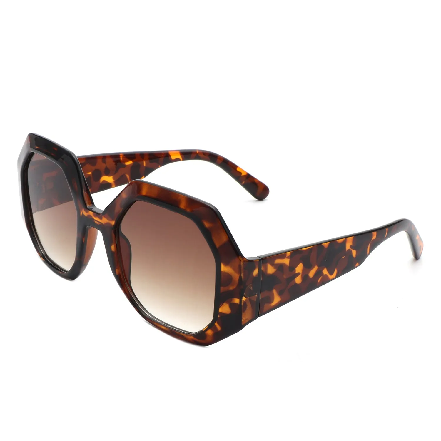 Diamorex - Retro Polygon Round Fashion Women Sunglasses