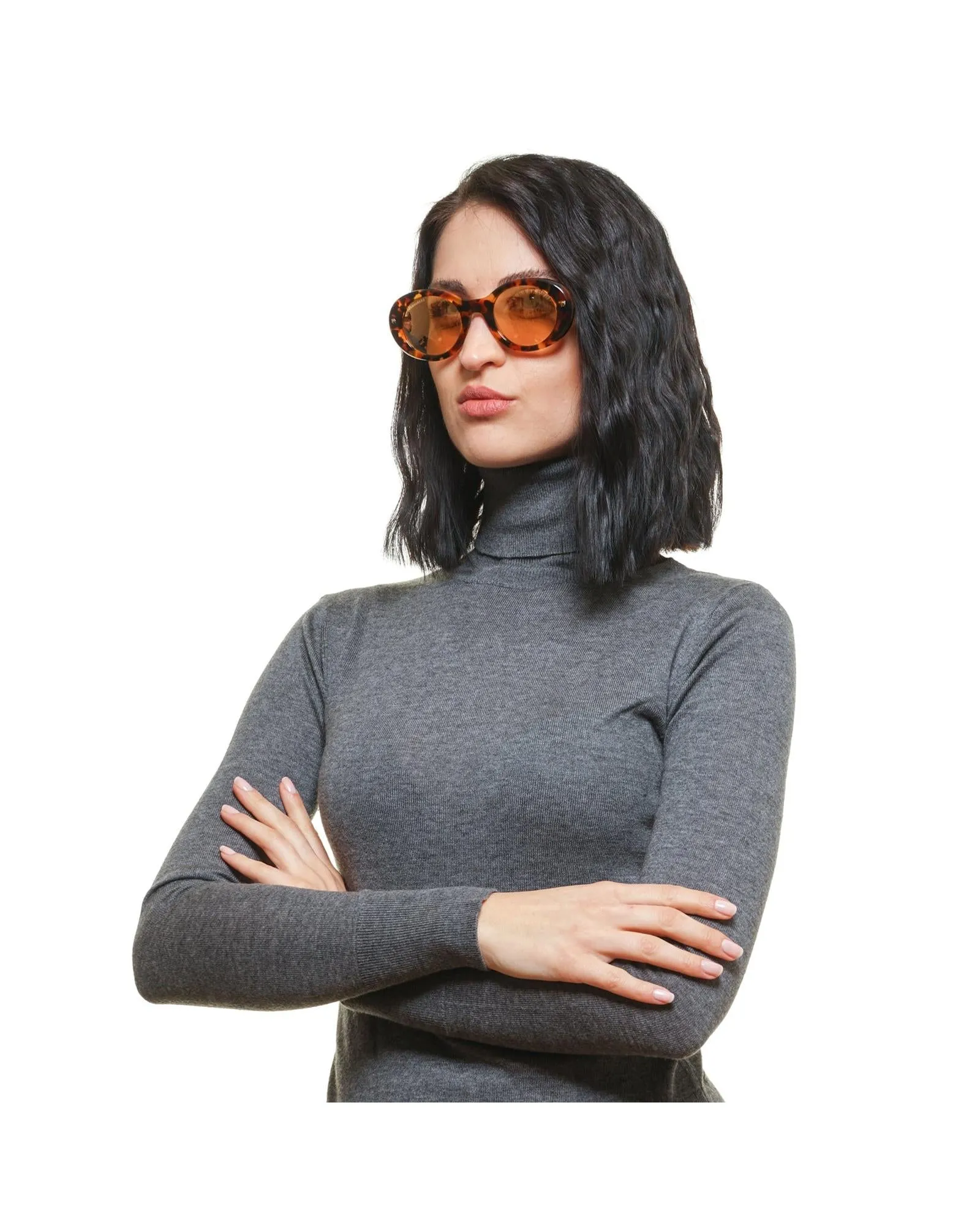 Dsquared2 Round Sunglasses in Tortoise