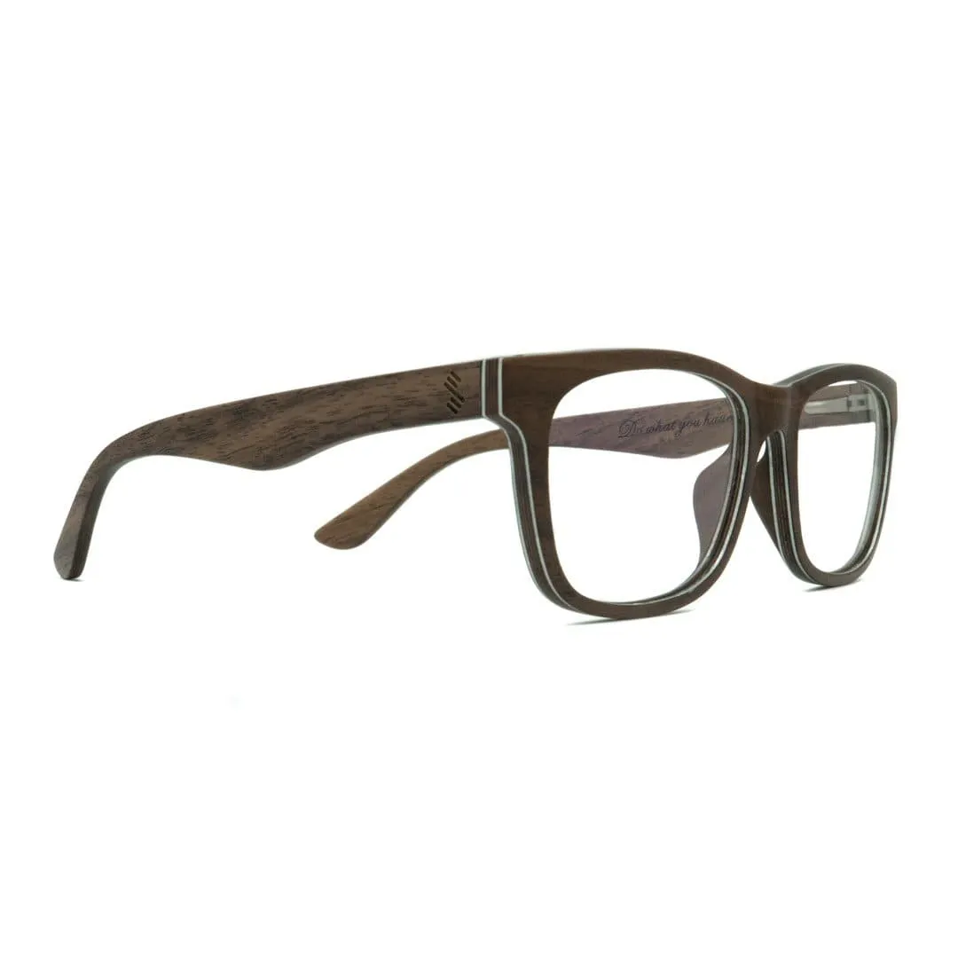 Entrepreneur Walnut - Wood Eyeglasses
