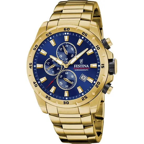 Festina Chrono Sport Stainless Steel Chronograph Mens Watch I Model F20541/2 Quartz Movement