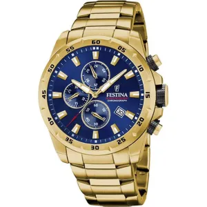 Festina Chrono Sport Stainless Steel Chronograph Mens Watch I Model F20541/2 Quartz Movement