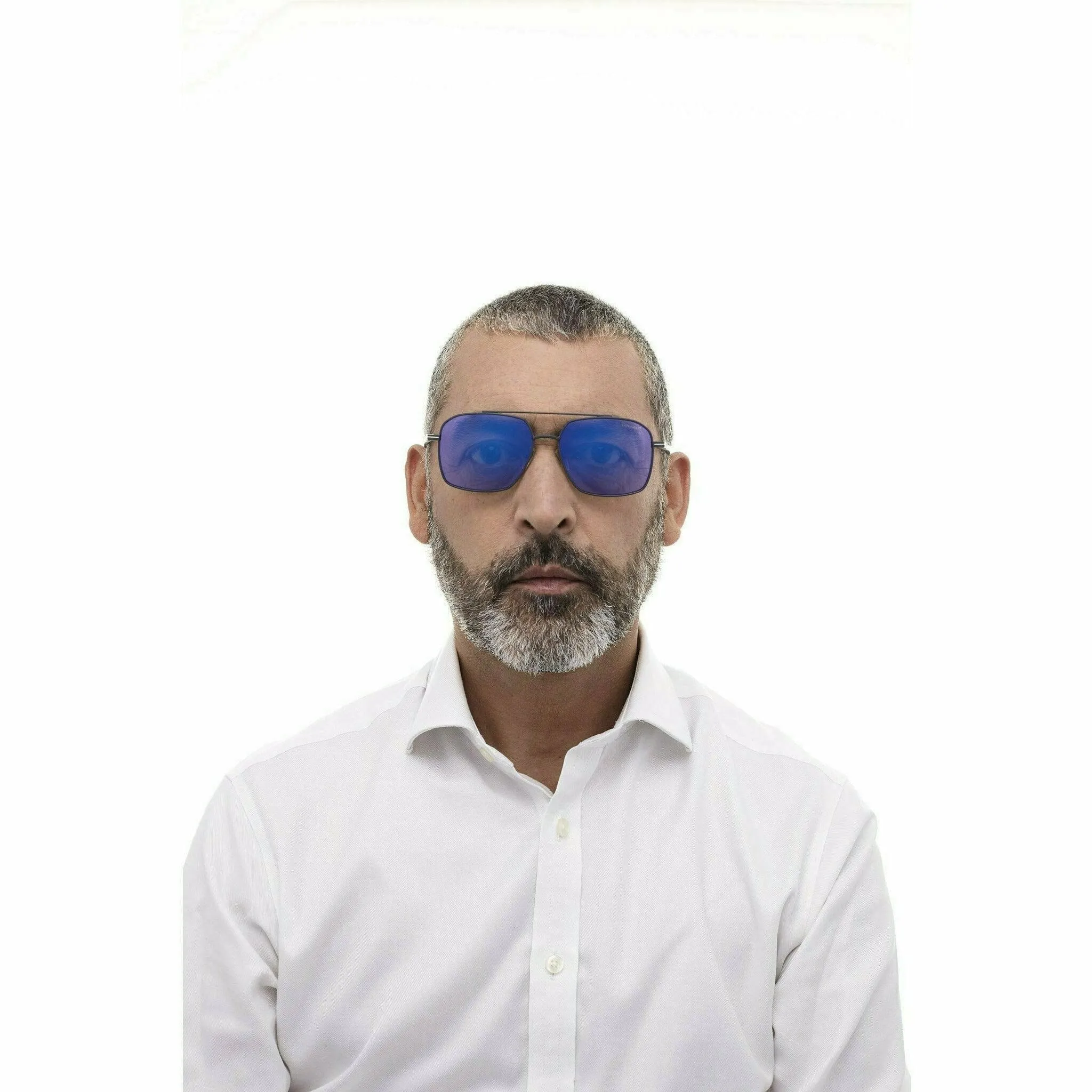 Formula 1 Eyewear Gold Collection Team Boss Satin Light Gold Unisex Sunglasses-F1S1011