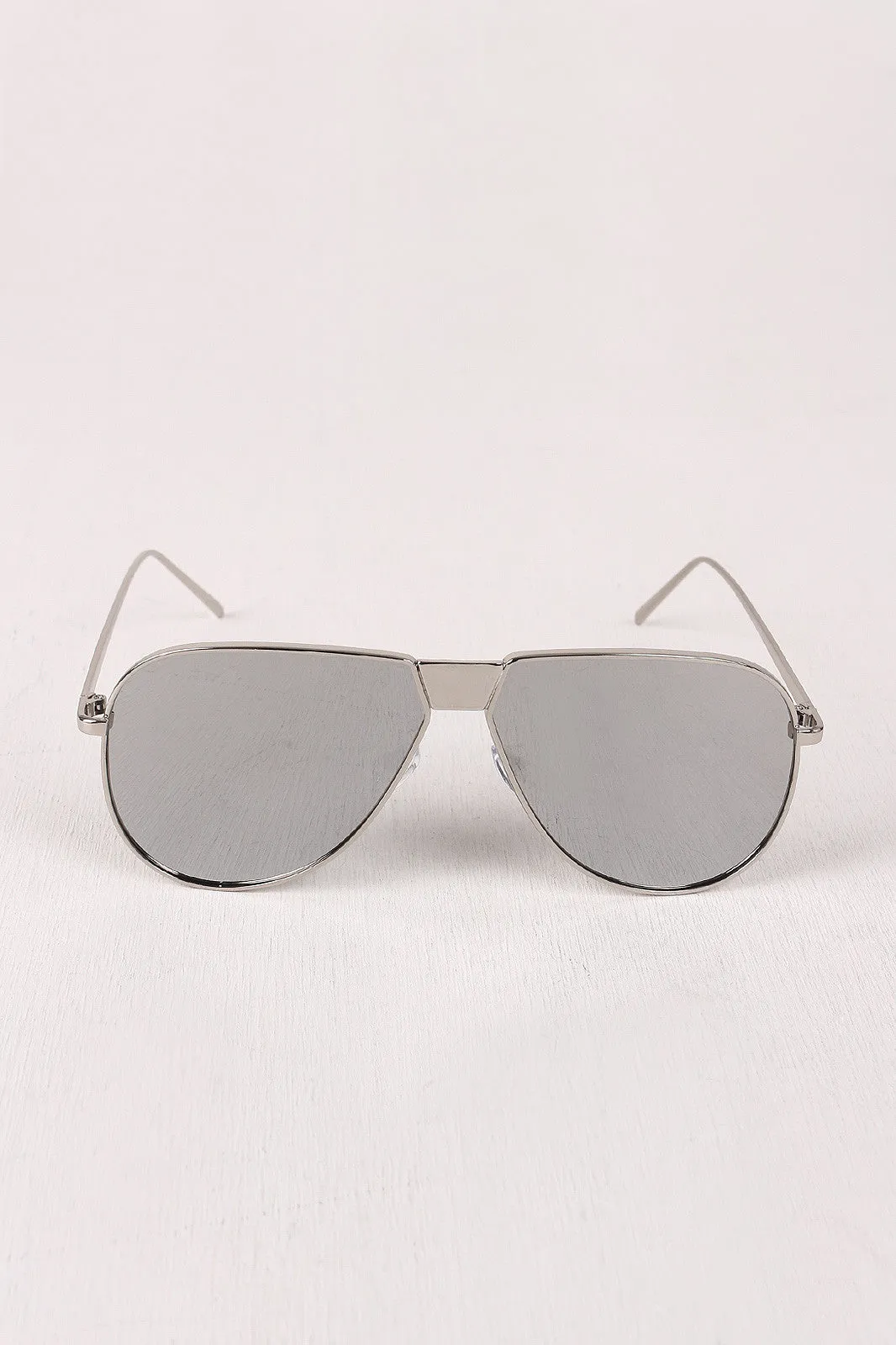 Fresh Mirrored Lens Aviator Sunglasses