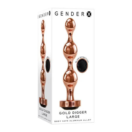 Gender X Gold Digger Large - Rose Gold/Black
