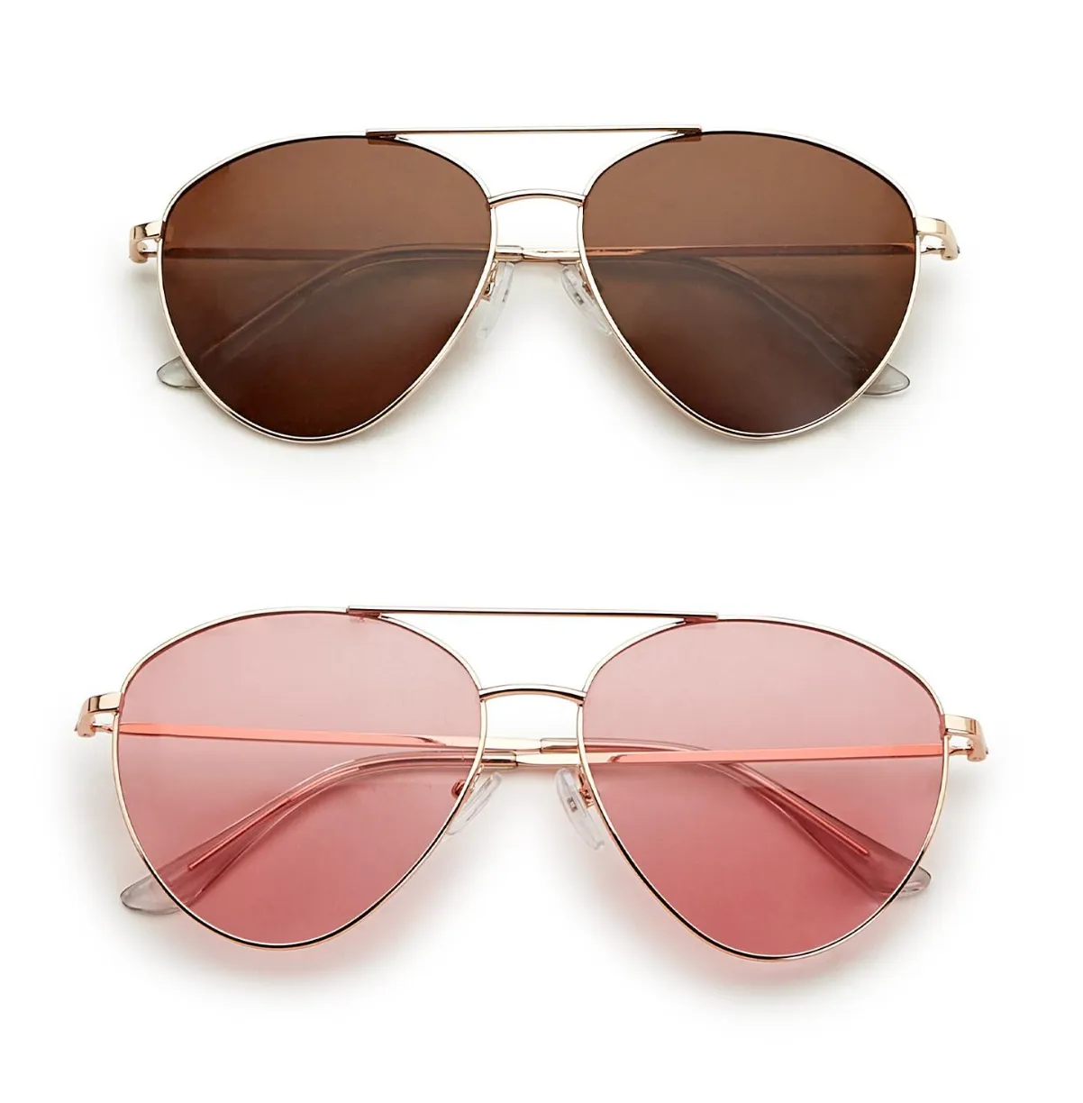 Gold Frame Aviator Sunglasses - 2 Styles