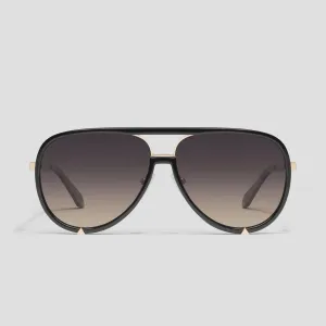 High Profile -Black Gold Frame / Smoke Taupe Polarized Lens