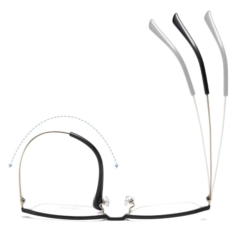 Hotochkin Mens Semi Rim Square Titanium Yj2032