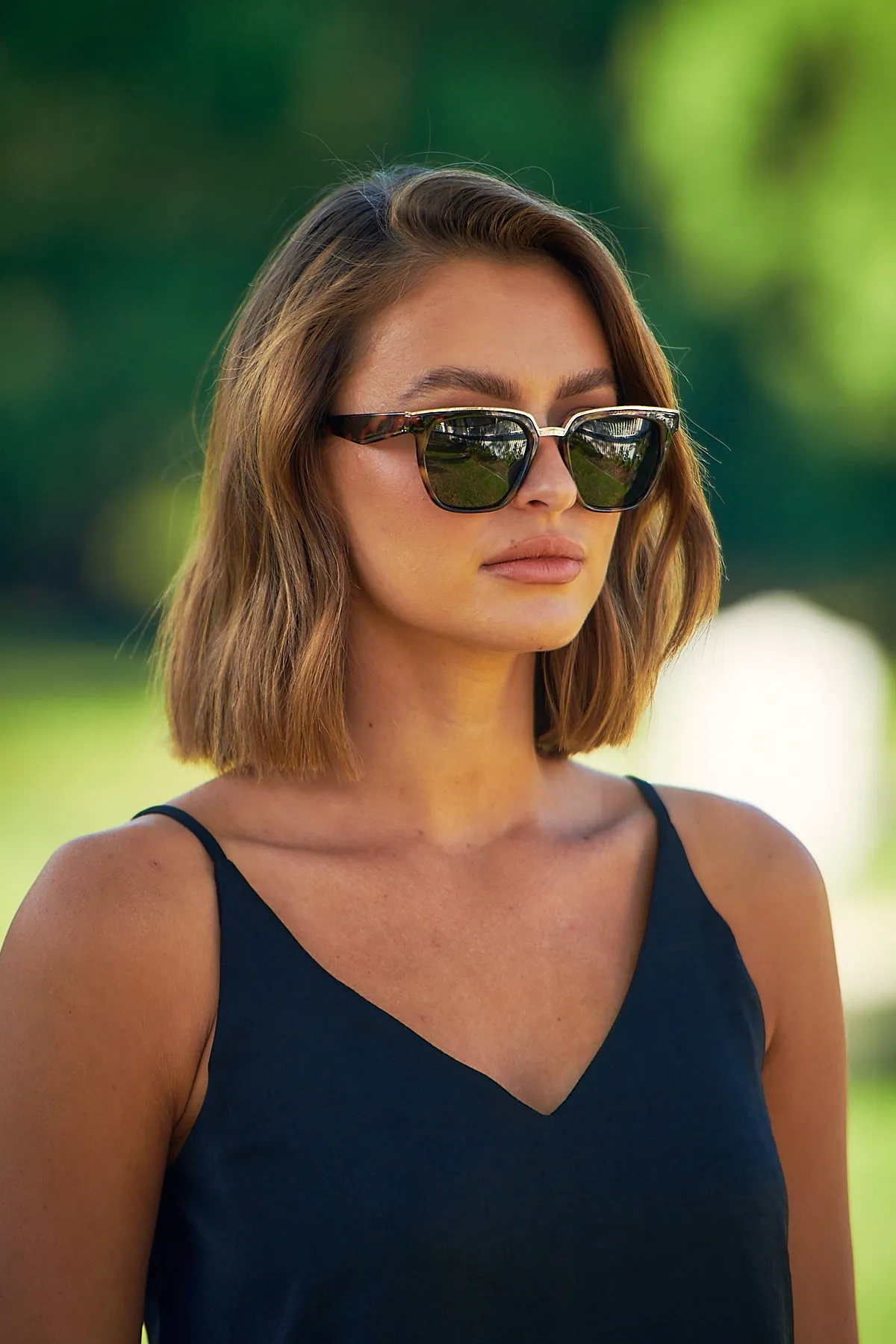 Louie Brown Tortoiseshell Sunglasses