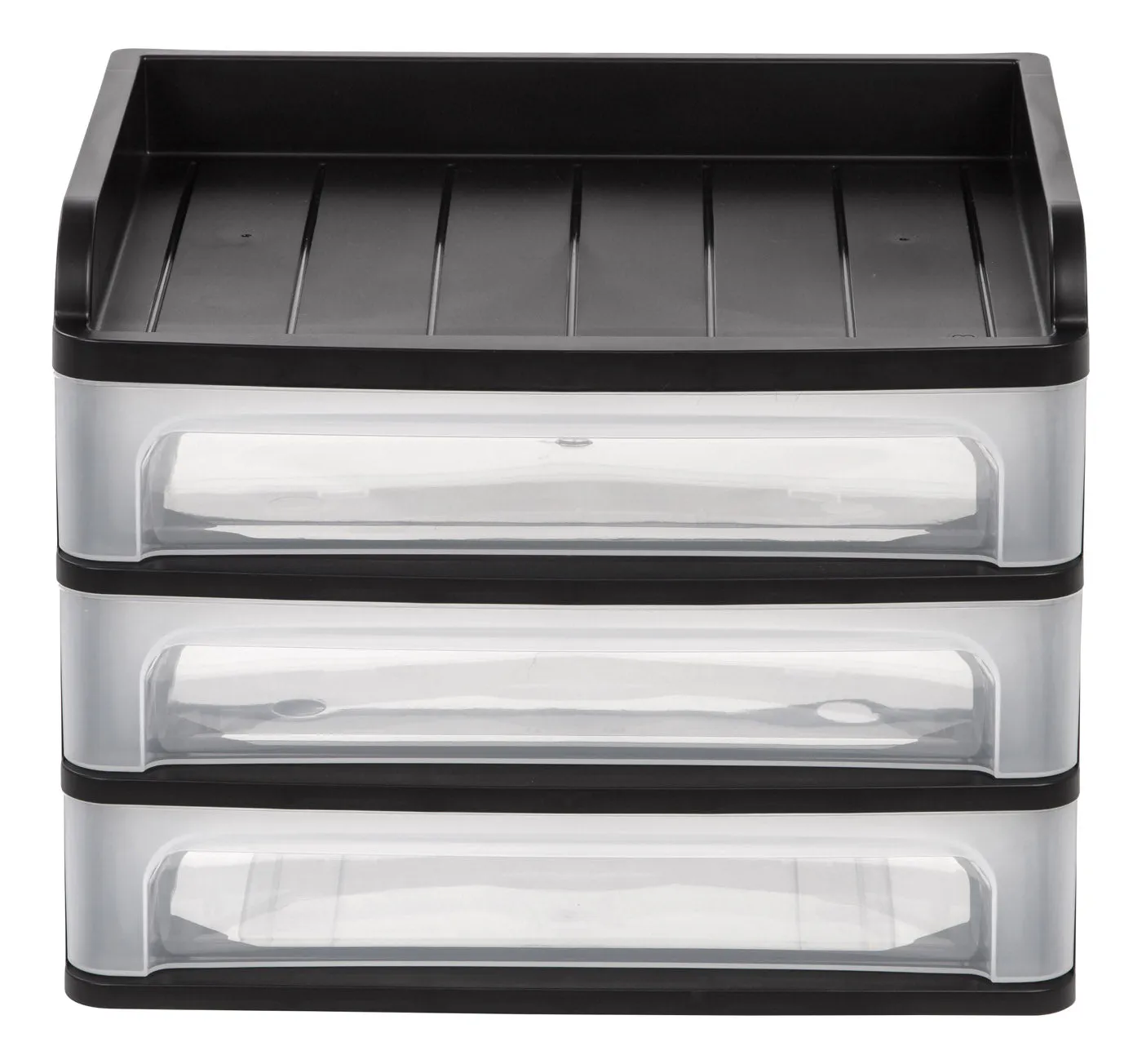 Medium Desktop Drawer System, 2 Pack, Black