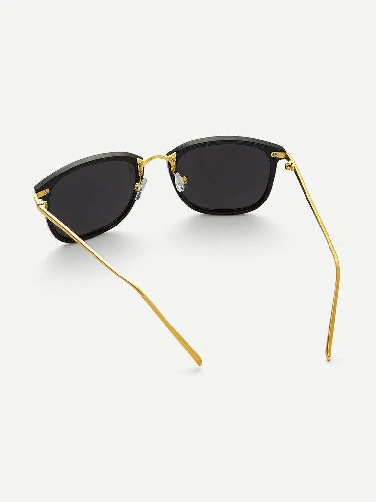 Metal Temple Sunglasses