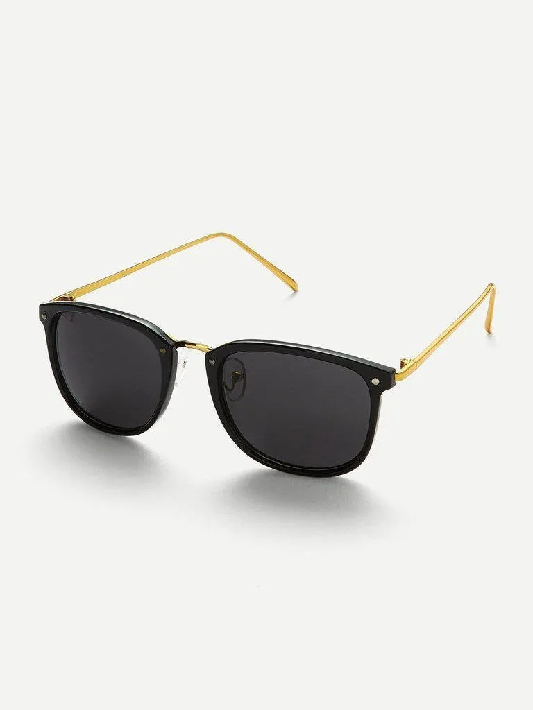 Metal Temple Sunglasses