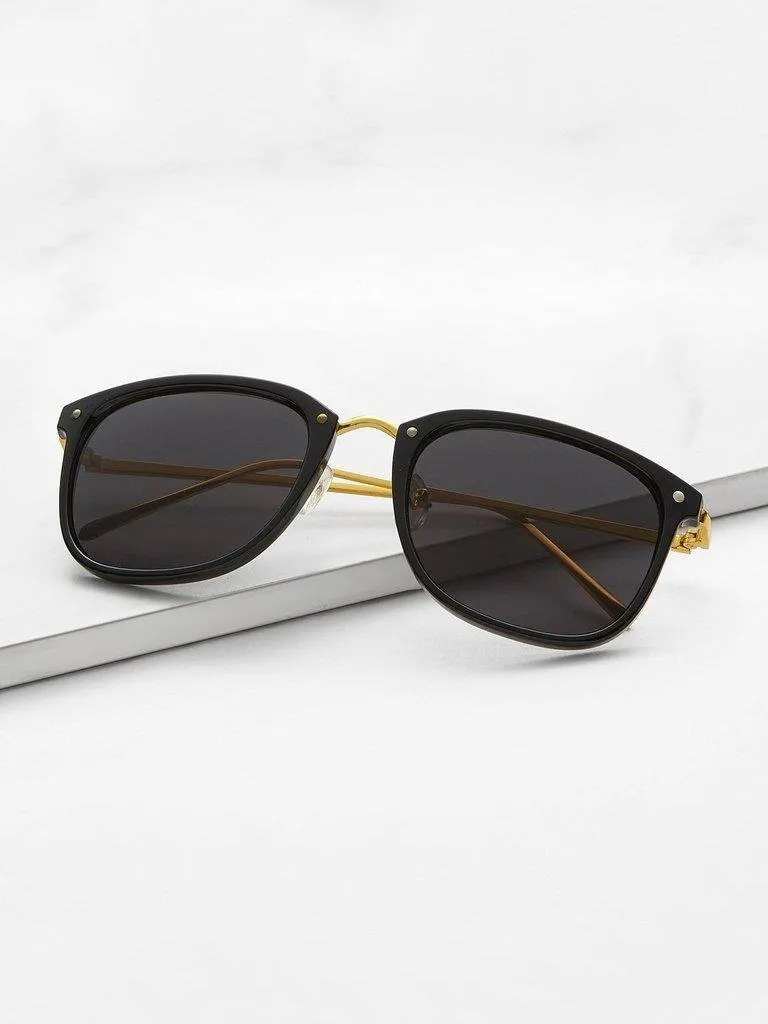 Metal Temple Sunglasses
