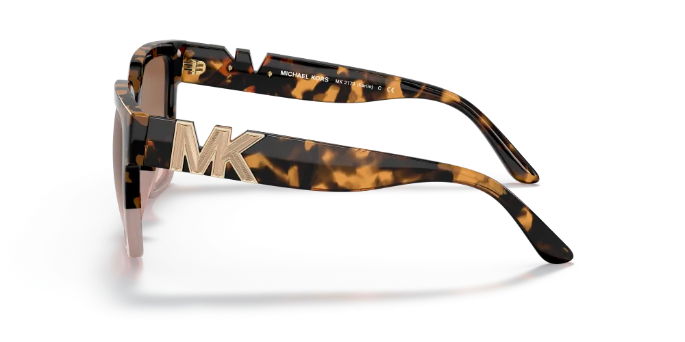 Michael Kors Karlie Non-Polarized Sunglasses - Tortoise/Brown Pink Gradient