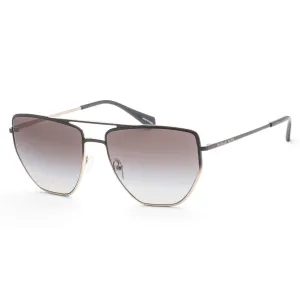Michael Kors Women's Paros MK1126-10018G 60mm Black Gold Gradient Sunglasses