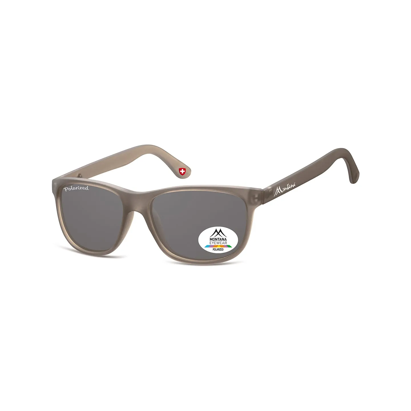 Montana Polarized - Matt finishing - Light Grey - Smoke Lenses
