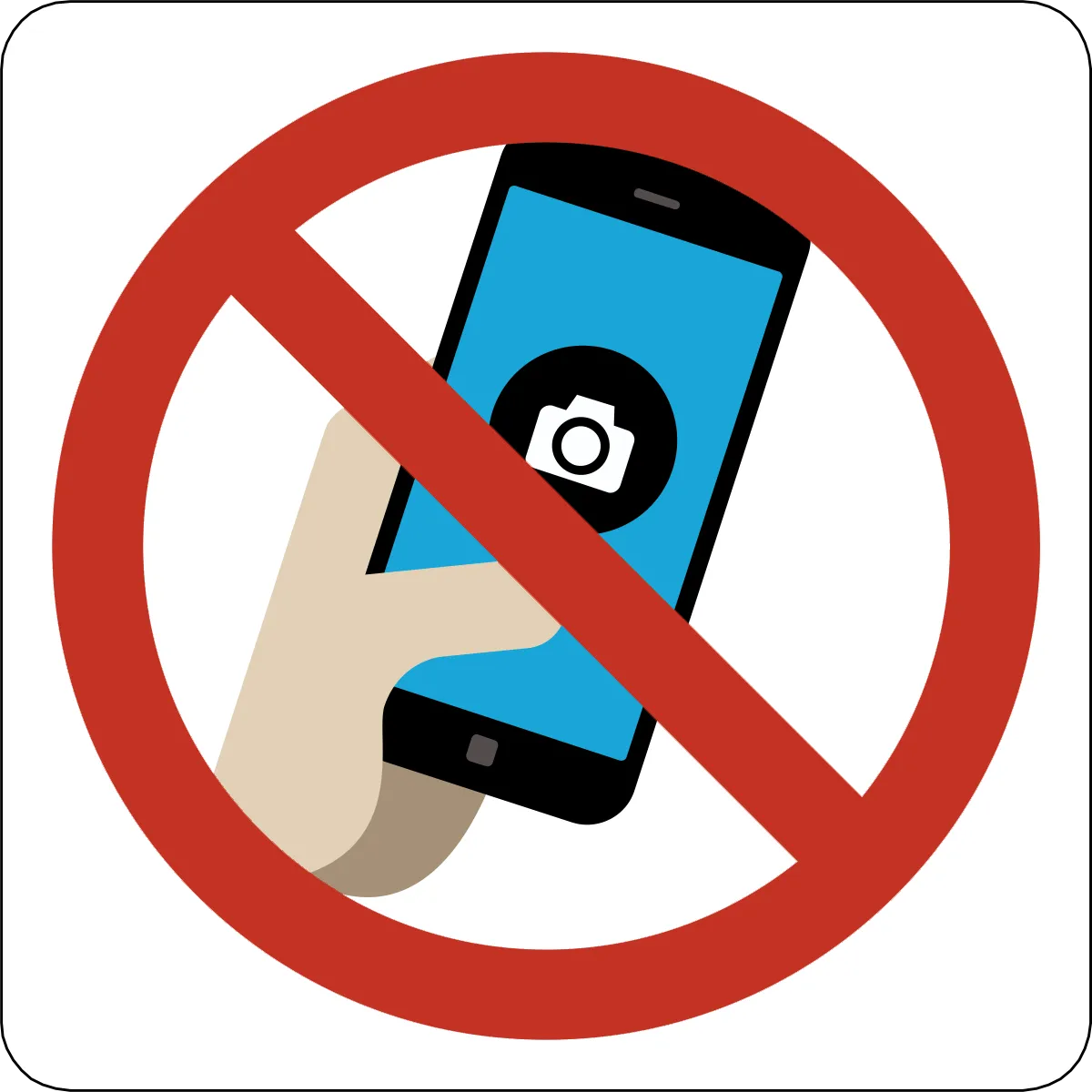 No Cell Phone Cameras